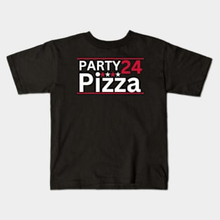 Pizza Party 2024 Election Parody Kids T-Shirt